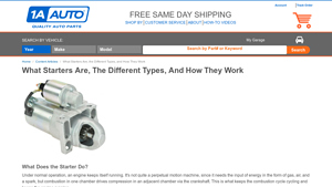 1A Auto - Starters