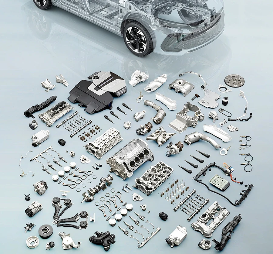 An application scenario or product detail of all the parts of a car - Image 17