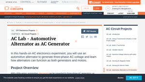 All About Circuits - Automotive Alternators to Three-Phase AC Generators