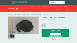 Citroën - Alternator