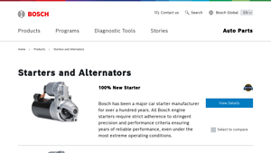 Bosch - Starters and Alternators