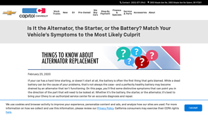 Capitol Chevy - Vehicle Battery & Starter Symptoms