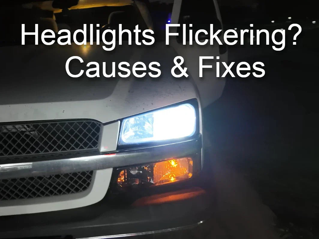 Featured image for the car headlights flickering guide