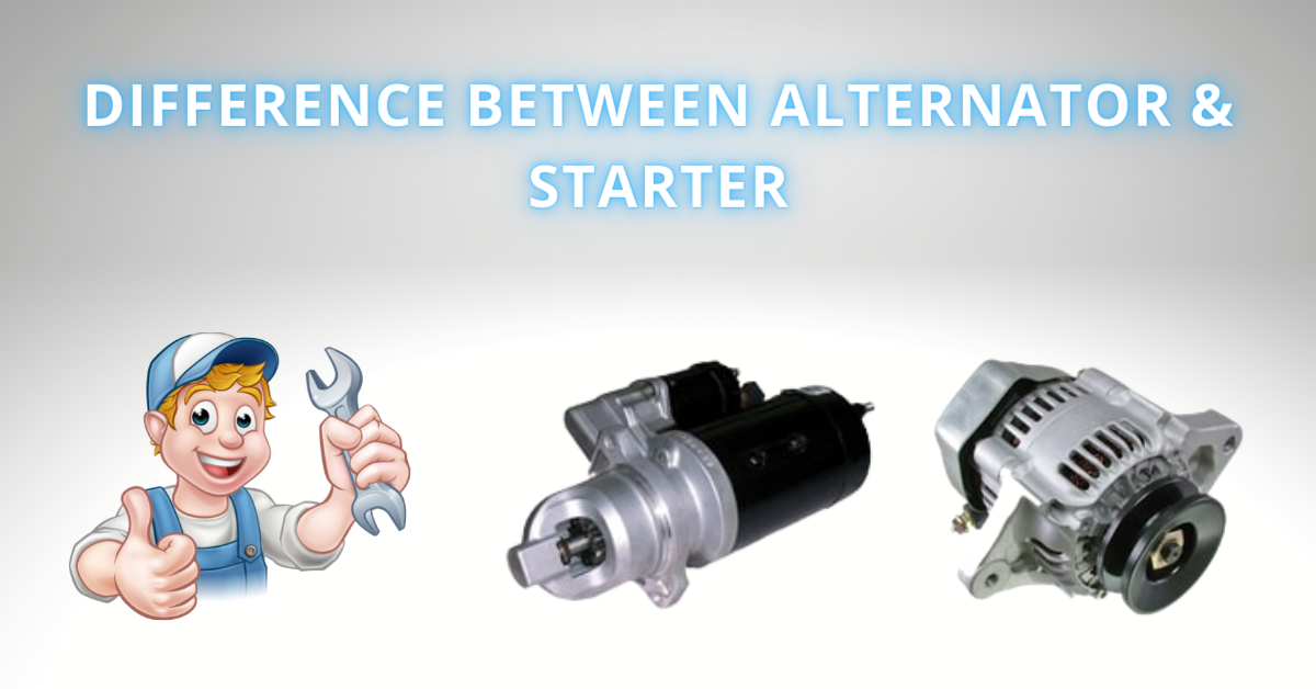 Featured image for the car starter vs alternator guide