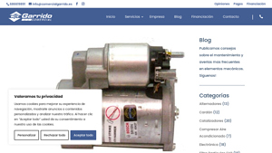 Comercial Garrido - Reparación de Motores de Arranque