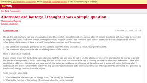 CarTalk - Alternator & Battery Essentials