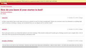 Starter Assembly - Key Component