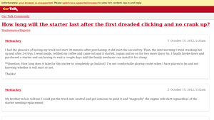 Truck Starter Replacement Guide