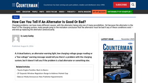 Counterman - Alternator Testing Guide