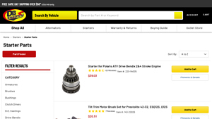 DB Electrical - ATV Starter & Motor Parts