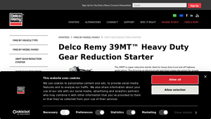 Delcore - 39MT™ Heavy Duty Gear Reduction Starter
