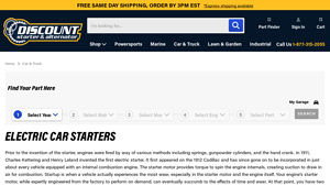 Discount Starter and Alternator - Starter Fits Infiniti QX60 2.5L Hybrid