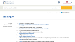 RAE - Arranque Definition