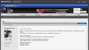 E90Post - BMW Starter Solutions