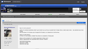 BMW - Starter Replacement Guide