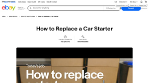 Electric Starter - High-Performance Motor