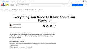 eBay - Starters