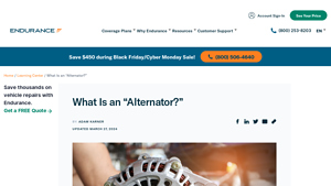 Endurance Warranty - Alternator Insights