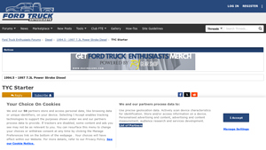 TYC - Starter for Ford 7.3L Power Stroke Diesel