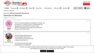 Yesterday's Tractors - Generators vs. Alternators