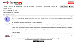 Tractor Troubleshooting - Solenoid & Starter Solutions