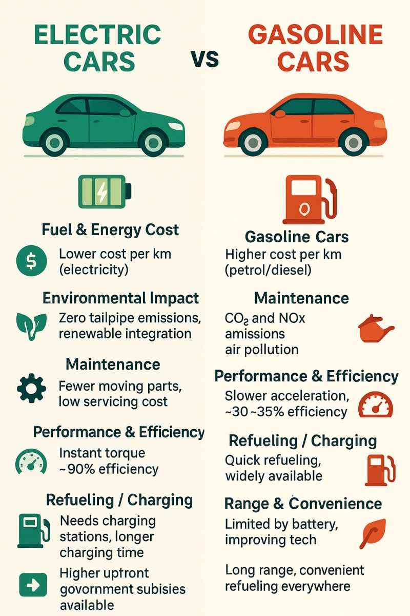 An application scenario or product detail of gas cars vs electric - Image 19