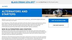 GM Parts - Automotive Alternators & Starters