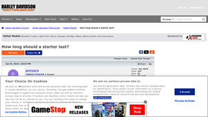 Harley-Davidson - Starter Longevity Factors