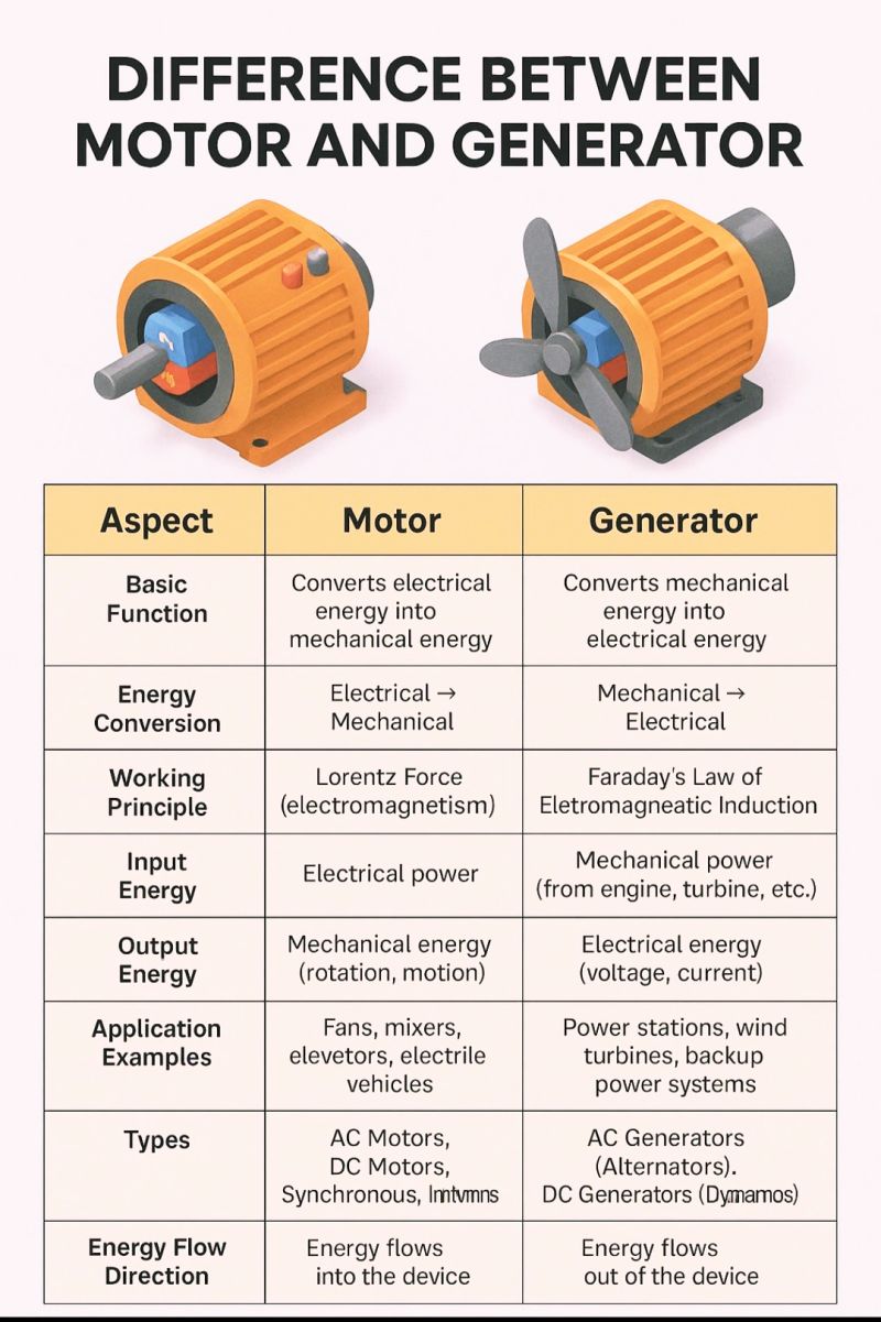 An application scenario or product detail of how is a motor different from a generator - Image 7