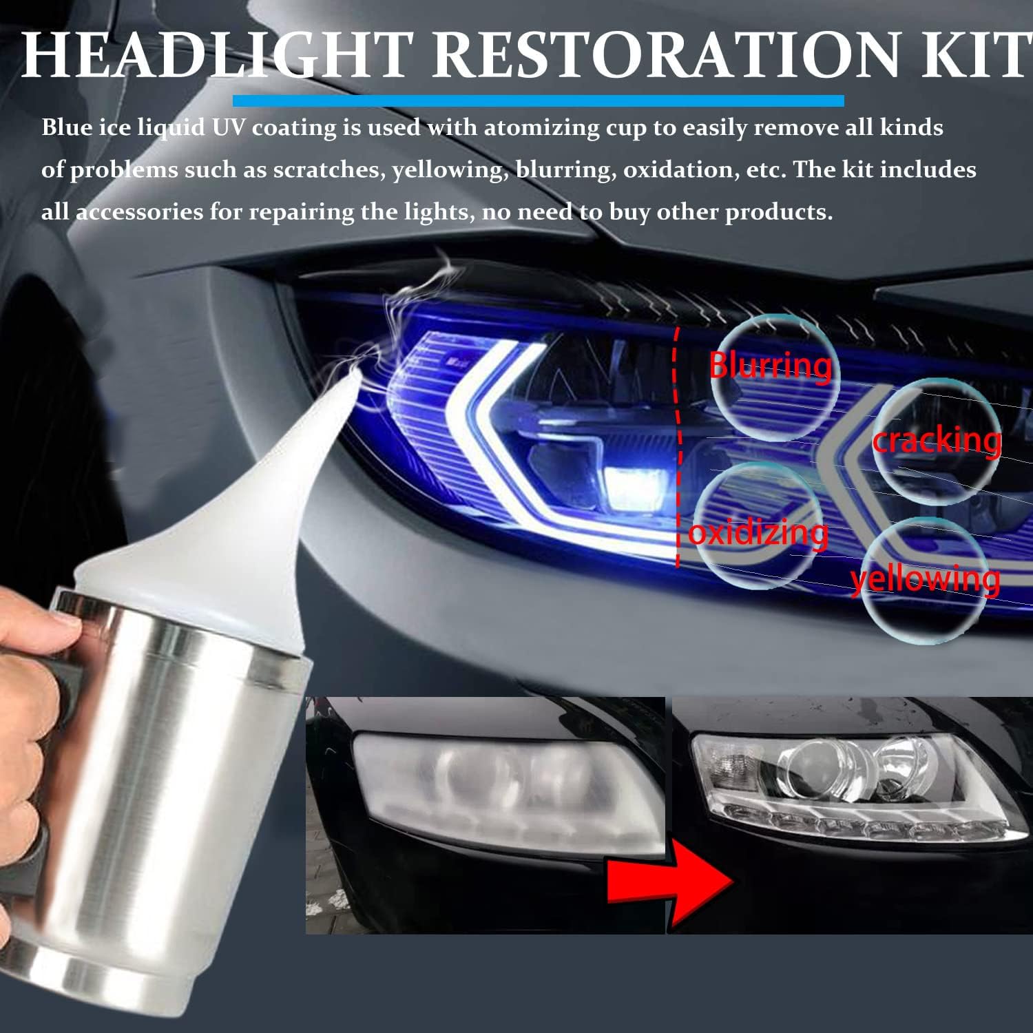 An application scenario or product detail of how much is it to repair a headlight - Image 6