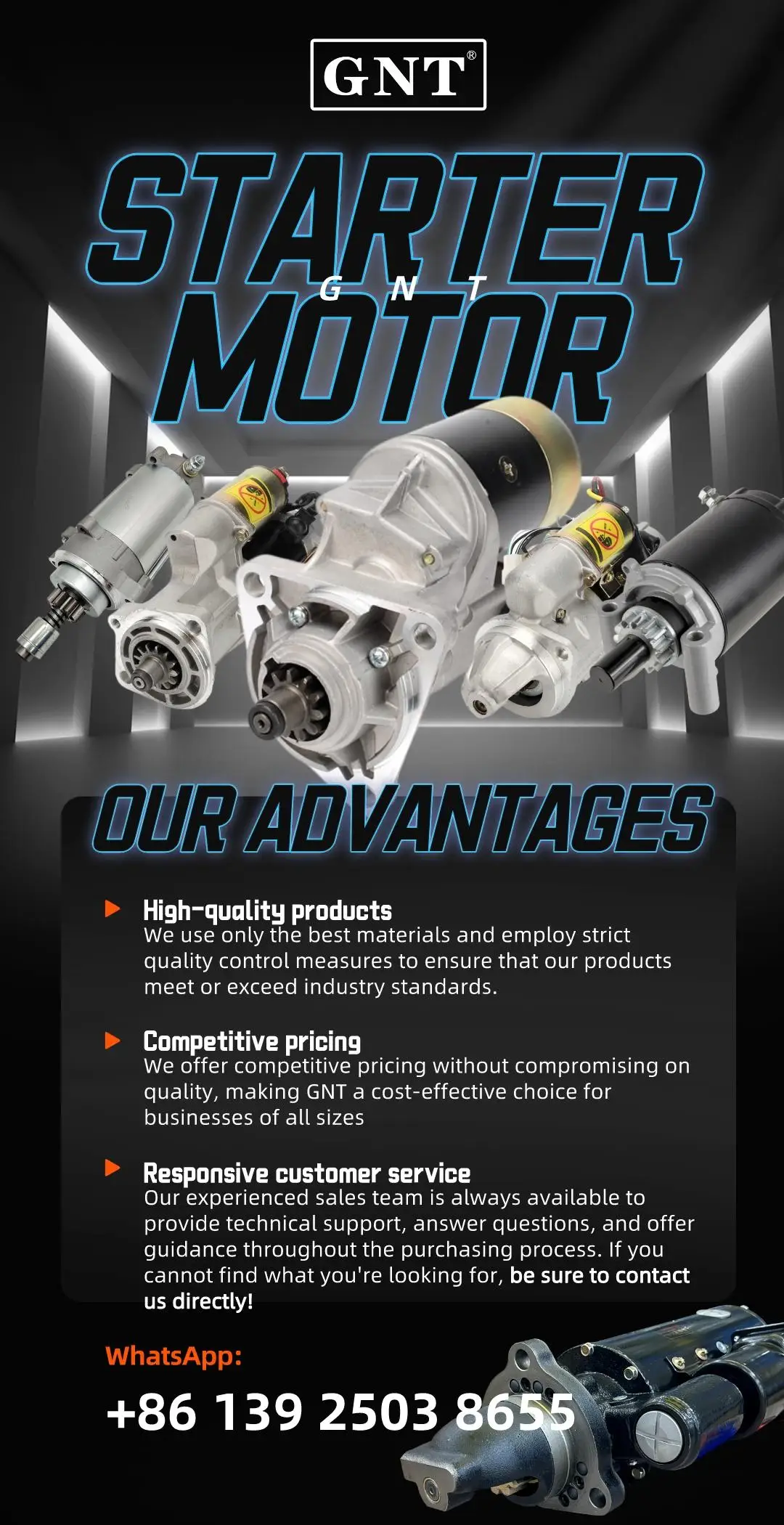 An application scenario or product detail of how much starter motor cost - Image 21