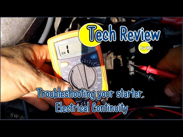 An application scenario or product detail of how to check starter with multimeter - Image 16