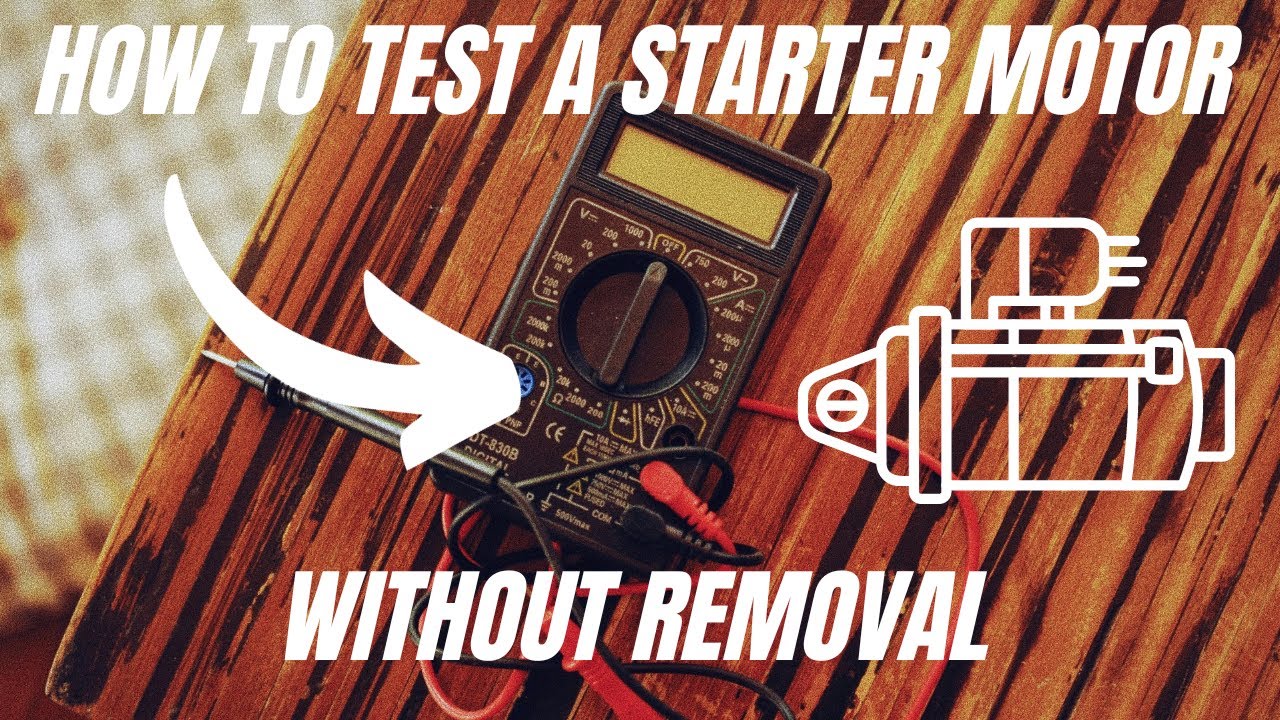 Featured image for the how to check starter with multimeter guide