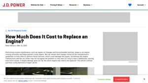 Engine Replacement Costs - Key Factors