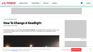 JD Power - Headlight Replacement Guide