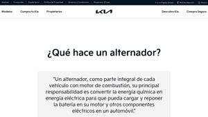 Kia - Alternador Esencial