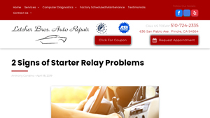 Letcher Bros - Starter Relay