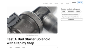 LinkedIn - Starter Solenoid