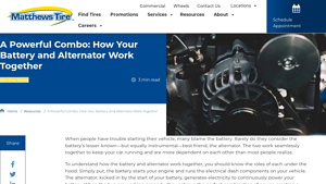 Matthews Tire - Electrical System Check