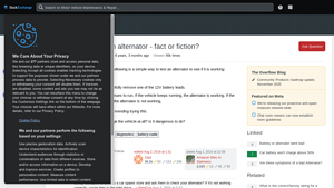 Alternator Testing - Risks and Techniques