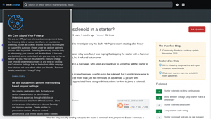 Solenoid Starter - Activation Guide