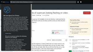 Supercars - Headlight PWM Technology