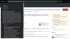 Car - Starting Issues