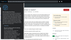 Honda Civic - Starter Issue