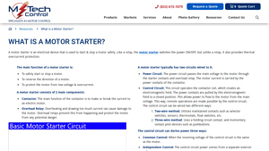 MTech Control - Motor Starter Solutions