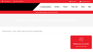 Premium Autos - Electric vs Gas Cars Guide