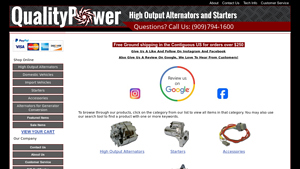 Quality Power Auto - High Output Alternators & Starters