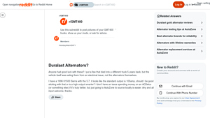 Duralast - Alternators for 1996 K1500 Sierra