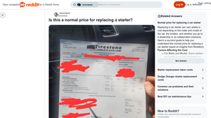 Starter Replacement - Cost Insights