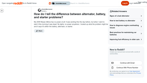 Reddit - Automotive Power Systems